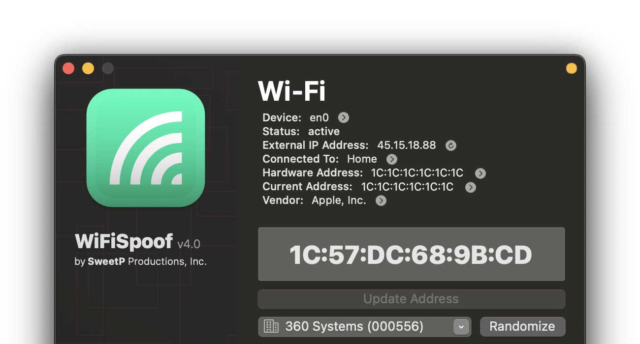 WiFiSpoof